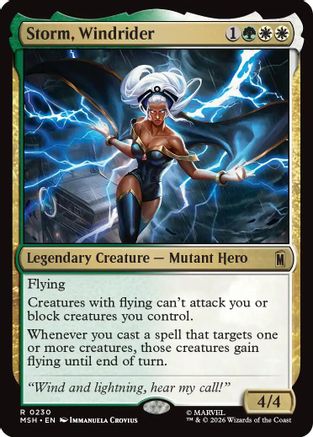 Storm, Windrider  (MSH-230) - [Marvel Super Heroes]