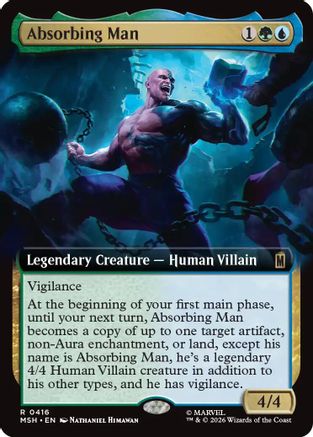 Absorbing Man (Extended Art)  (MSH-416) - [Marvel Super Heroes]