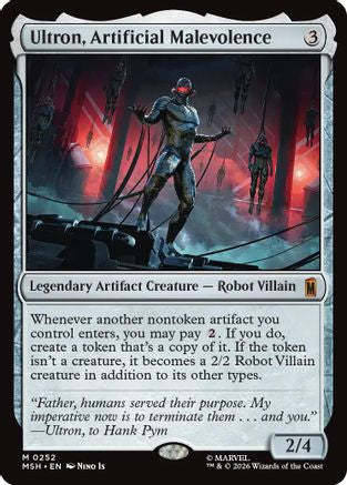 Ultron, Artificial Malevolence  (MSH-252) - [Marvel Super Heroes]