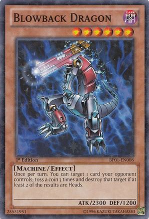 Blowback Dragon [BP01-EN008] Starfoil Rare - Trinity Hobby