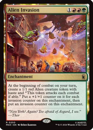 Alien Invasion  (MSH-200) - [Marvel Super Heroes]