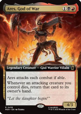 Ares, God of War (Extended Art)  (MSH-418) - [Marvel Super Heroes]