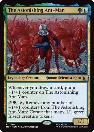 The Astonishing Ant-Man  [Foil]  (MSH-204) - [Marvel Super Heroes]