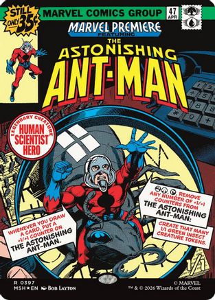 The Astonishing Ant-Man (Borderless)  [Foil]  (MSH-397) - [Marvel Super Heroes]