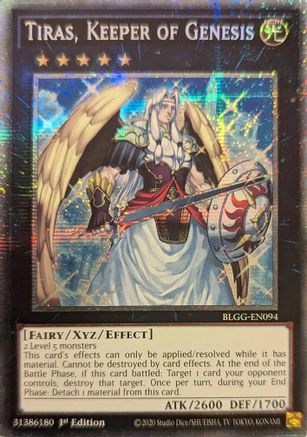 Tiras, Keeper of Genesis (Starlight Rare) [BLGG-EN094] - Battles of Legend: Glorious Gallery 1st Edition - Starlight Rare