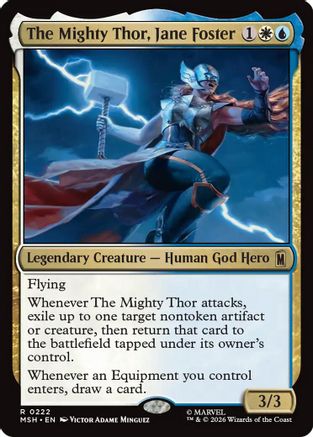 The Mighty Thor, Jane Foster  (MSH-222) - [Marvel Super Heroes]