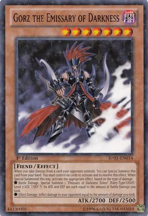 Gorz the Emissary of Darkness [BP01-EN014] Starfoil Rare - Trinity Hobby