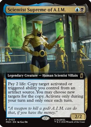Scientist Supreme of A.I.M. (Extended Art)  (MSH-423) - [Marvel Super Heroes]