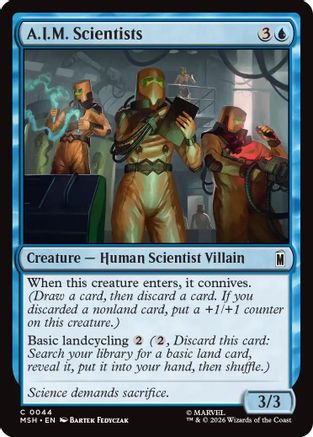 A.I.M. Scientists  [Foil]  (MSH-044) - [Marvel Super Heroes]