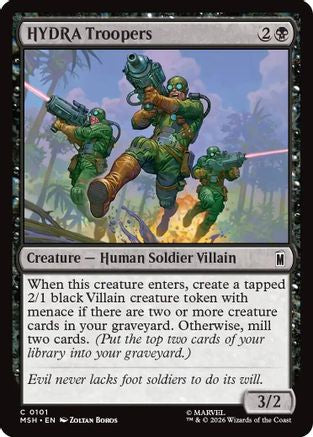 HYDRA Troopers  (MSH-101) - [Marvel Super Heroes]