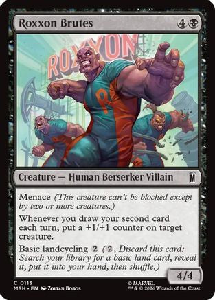 Roxxon Brutes  [Foil]  (MSH-113) - [Marvel Super Heroes]