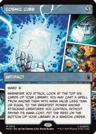 Cosmic Cube (Borderless) (0312)  (MSH-312) - [Marvel Super Heroes]