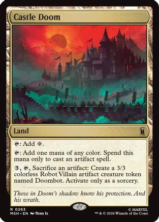 Castle Doom  [Foil]  (MSH-263) - [Marvel Super Heroes]