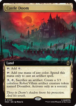 Castle Doom (Extended Art)  (MSH-429) - [Marvel Super Heroes]