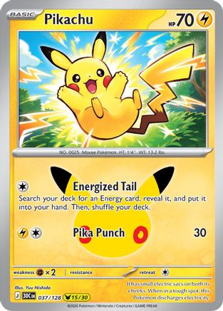 Pikachu - (037/128) Holofoil [ME 30th Celebration]