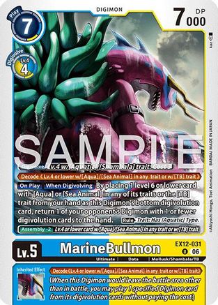MarineBullmon (EX12-031) - [Digital World Shambala]