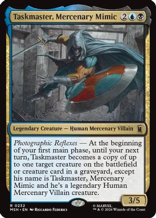 Taskmaster, Mercenary Mimic  [Foil]  (MSH-232) - [Marvel Super Heroes]
