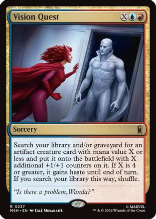 Vision Quest  [Foil]  (MSH-237) - [Marvel Super Heroes]