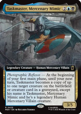 Taskmaster, Mercenary Mimic (Extended Art)  [Foil]  (MSH-425) - [Marvel Super Heroes]