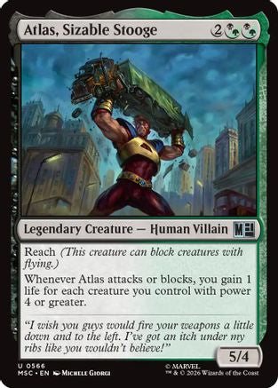 Atlas, Sizable Stooge  (MSH-566) - [Marvel Super Heroes]