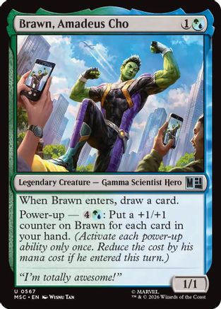 Brawn, Amadeus Cho  (MSH-567) - [Marvel Super Heroes]