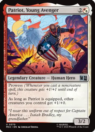 Patriot, Young Avenger  (MSH-570) - [Marvel Super Heroes]