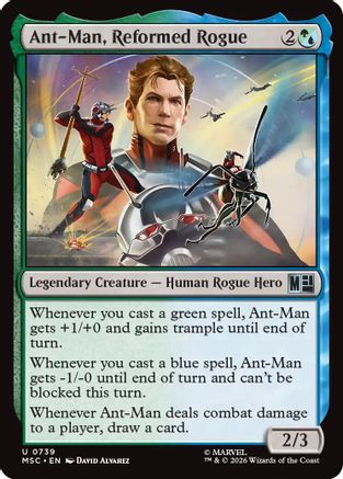 Ant-Man, Reformed Rogue  [Foil]  (MSH-739) - [Marvel Super Heroes]