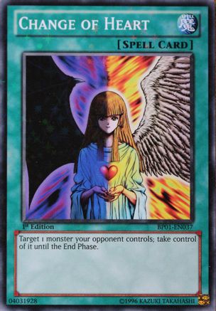 Change of Heart [BP01-EN037] Starfoil Rare - Trinity Hobby