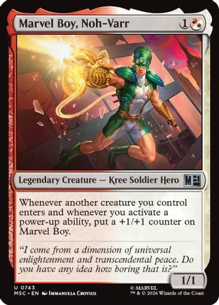 Marvel Boy, Noh-Varr  [Foil]  (MSH-743) - [Marvel Super Heroes]
