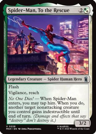 Spider-Man, To the Rescue  (MSH-228) - [Marvel Super Heroes]
