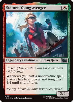 Stature, Young Avenger  [Foil]  (MSH-571) - [Marvel Super Heroes]