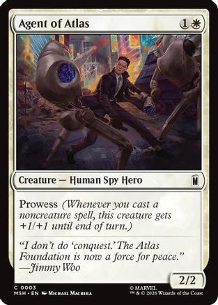 Agent of Atlas  [Foil]  (MSH-003) - [Marvel Super Heroes]