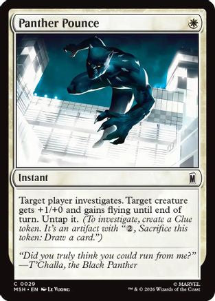 Panther Pounce  (MSH-029) - [Marvel Super Heroes]