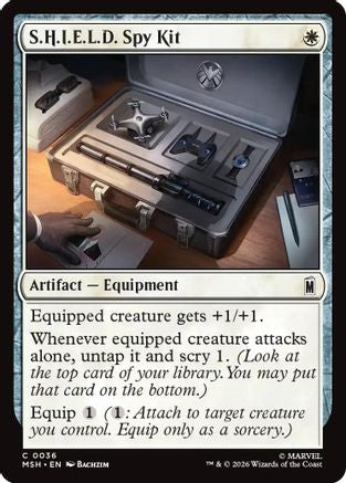 S.H.I.E.L.D. Spy Kit  [Foil]  (MSH-036) - [Marvel Super Heroes]