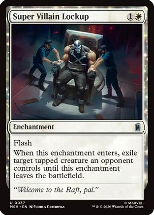 Super Villain Lockup  (MSH-037) - [Marvel Super Heroes]