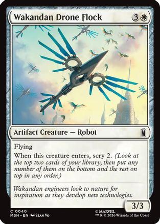 Wakandan Drone Flock  [Foil]  (MSH-040) - [Marvel Super Heroes]