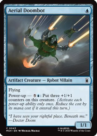 Aerial Doombot  (MSH-043) - [Marvel Super Heroes]