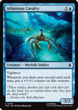 Atlantean Cavalry  (MSH-045) - [Marvel Super Heroes]