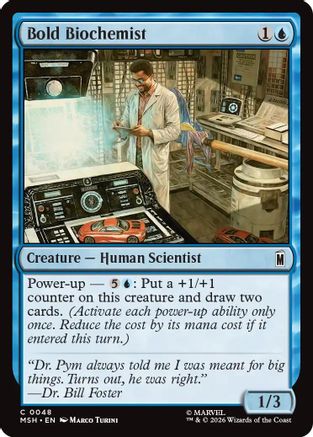 Bold Biochemist  [Foil]  (MSH-048) - [Marvel Super Heroes]