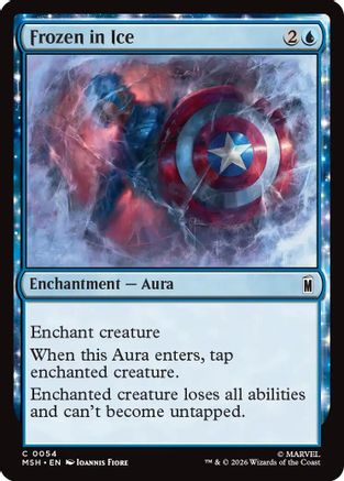 Frozen in Ice  (MSH-054) - [Marvel Super Heroes]