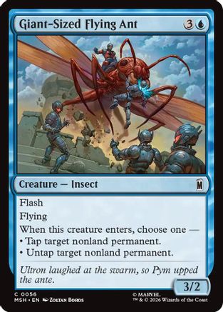 Giant-Sized Flying Ant  [Foil]  (MSH-056) - [Marvel Super Heroes]