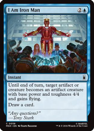 I Am Iron Man  (MSH-058) - [Marvel Super Heroes]