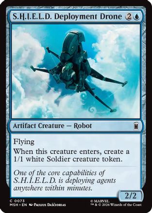 S.H.I.E.L.D. Deployment Drone  (MSH-073) - [Marvel Super Heroes]