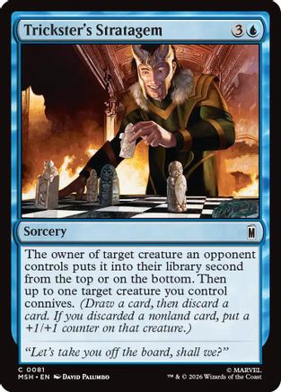 Trickster's Stratagem  (MSH-081) - [Marvel Super Heroes]