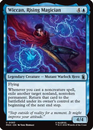 Wiccan, Rising Magician  (MSH-083) - [Marvel Super Heroes]