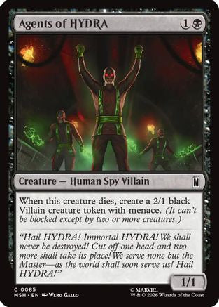 Agents of HYDRA  [Foil]  (MSH-085) - [Marvel Super Heroes]