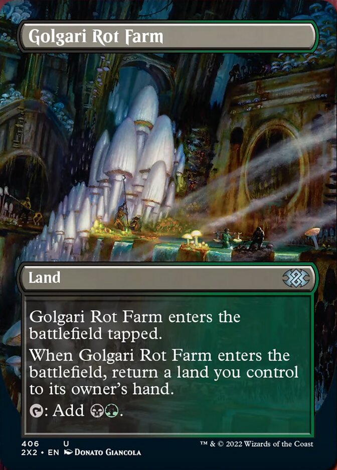 Golgari Rot Farm (Borderless Alternate Art) [Double Masters 2022] - Trinity Hobby