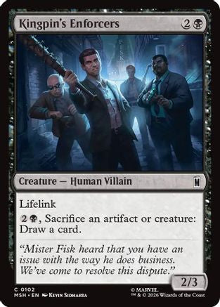 Kingpin's Enforcers  [Foil]  (MSH-102) - [Marvel Super Heroes]