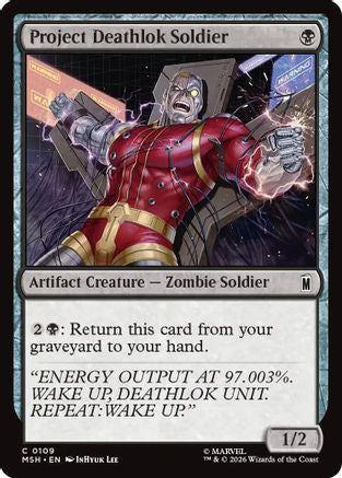 Project Deathlok Soldier  (MSH-109) - [Marvel Super Heroes]