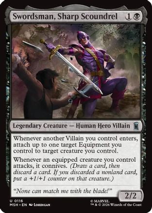 Swordsman, Sharp Scoundrel  [Foil]  (MSH-116) - [Marvel Super Heroes]